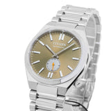 Buy Shop Citizen Tsuyosa Automatic Titanium Yellow Dial Silver Steel Strap Watch For Men - NK5010-51X USA Online