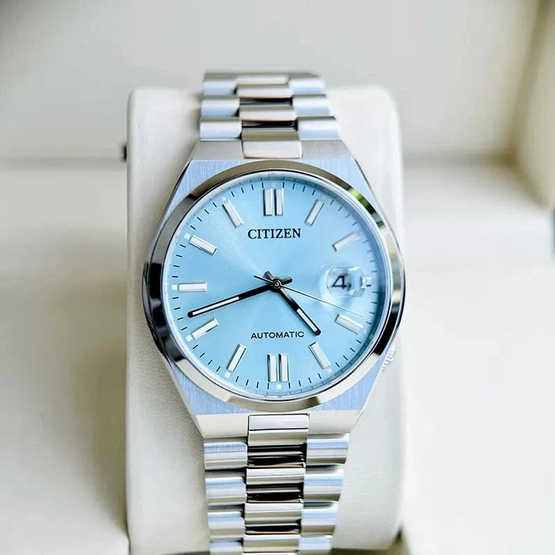 Buy Shop Citizen Tsuyosa Automatic Turquoise Dial Silver Steel Strap Watch For Men - NJ0151-88M USA Online