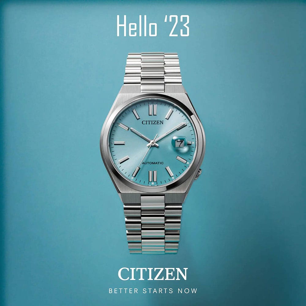 Buy Shop Citizen Tsuyosa Automatic Turquoise Dial Silver Steel Strap Watch For Men - NJ0151-88M USA Online