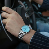 Buy Shop Citizen Tsuyosa Automatic Turquoise Dial Silver Steel Strap Watch For Men - NJ0151-88M USA Online