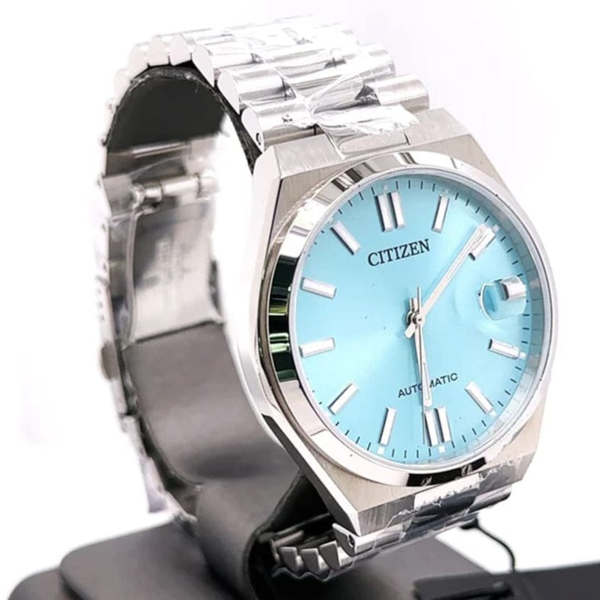 Buy Shop Citizen Tsuyosa Automatic Turquoise Dial Silver Steel Strap Watch For Men - NJ0151-88M USA Online