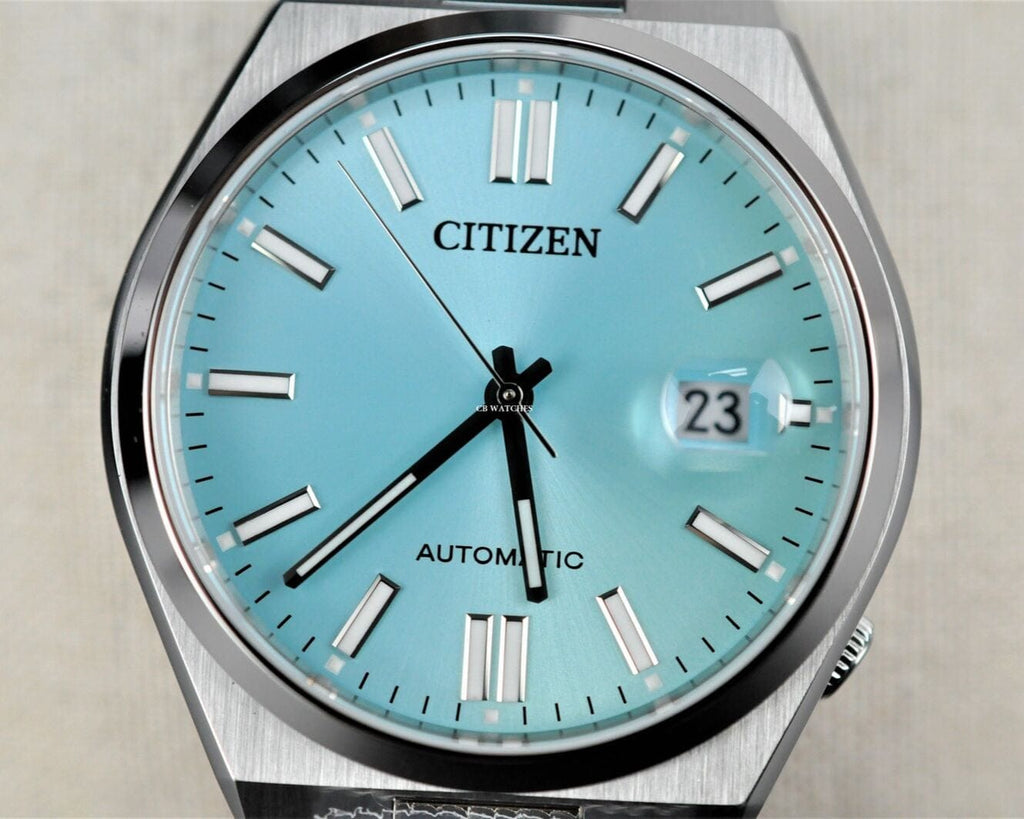 Buy Shop Citizen Tsuyosa Automatic Turquoise Dial Silver Steel Strap Watch For Men - NJ0151-88M USA Online