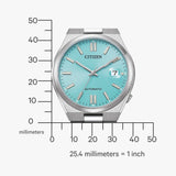Buy Shop Citizen Tsuyosa Automatic Turquoise Dial Silver Steel Strap Watch For Men - NJ0151-88M USA Online