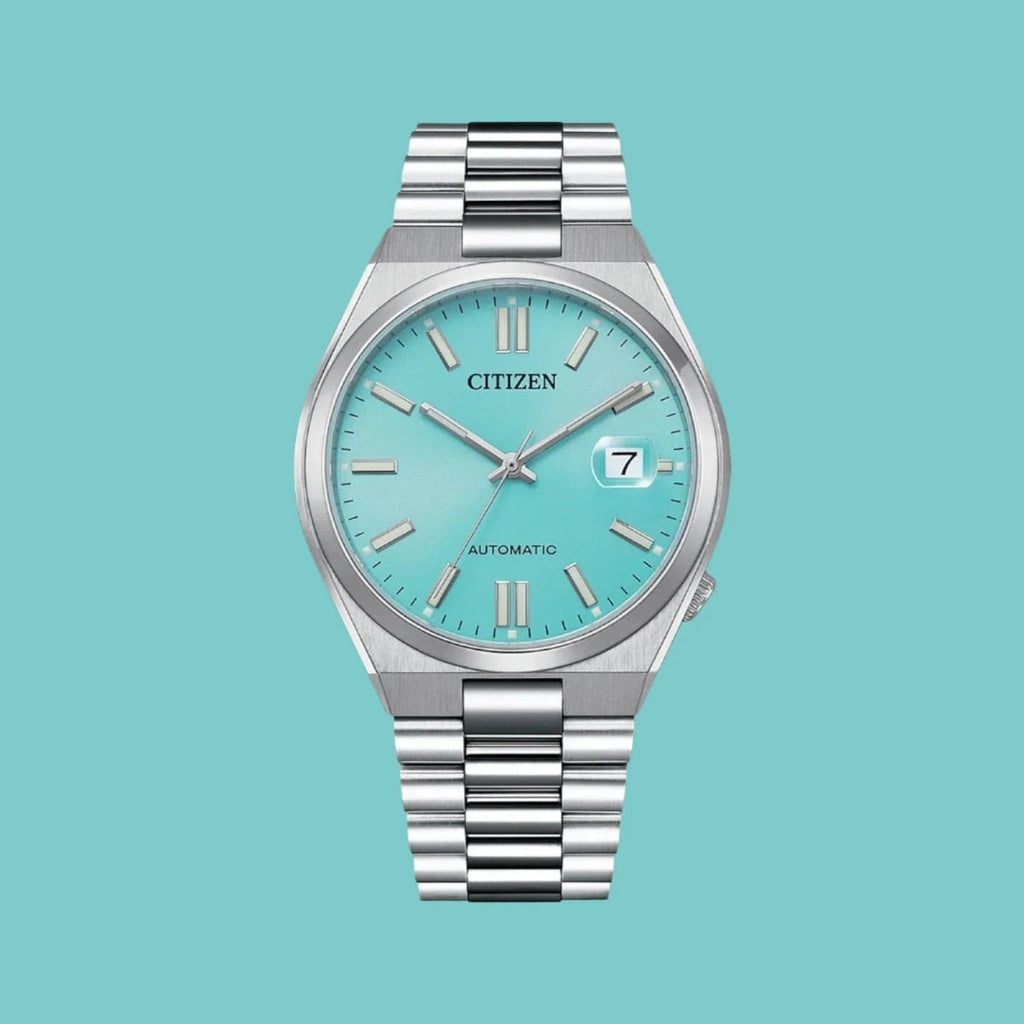 Buy Shop Citizen Tsuyosa Automatic Turquoise Dial Silver Steel Strap Watch For Men - NJ0151-88M USA Online