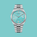 Buy Shop Citizen Tsuyosa Automatic Turquoise Dial Silver Steel Strap Watch For Men - NJ0151-88M USA Online