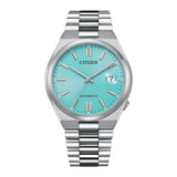 Buy Shop Citizen Tsuyosa Automatic Turquoise Dial Silver Steel Strap Watch For Men - NJ0151-88M USA Online