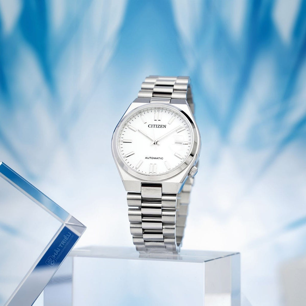 Buy Shop Citizen Tsuyosa Automatic White Dial Silver Steel Strap Watch For Men - NJ0150-81A USA Online