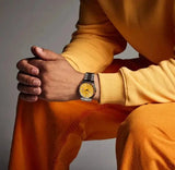 Buy Shop Citizen Tsuyosa Automatic Yellow Dial Silver Steel Strap Watch for Men - NJ0150-81Z USA Online