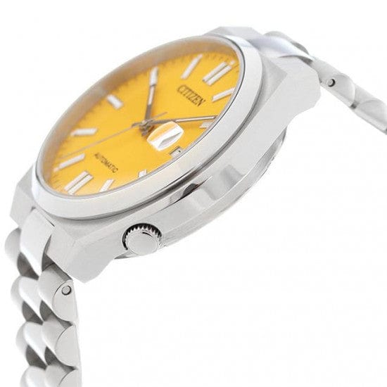 Buy Shop Citizen Tsuyosa Automatic Yellow Dial Silver Steel Strap Watch for Men - NJ0150-81Z USA Online