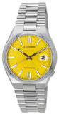 Buy Shop Citizen Tsuyosa Automatic Yellow Dial Silver Steel Strap Watch for Men - NJ0150-81Z USA Online