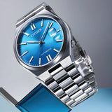 Buy Shop Citizen x Pantone Automatic Blue Dial Silver Steel Strap Watch For Men - NJ0158-89L USA Online