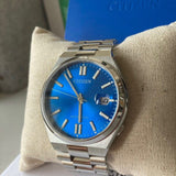 Buy Shop Citizen x Pantone Automatic Blue Dial Silver Steel Strap Watch For Men - NJ0158-89L USA Online