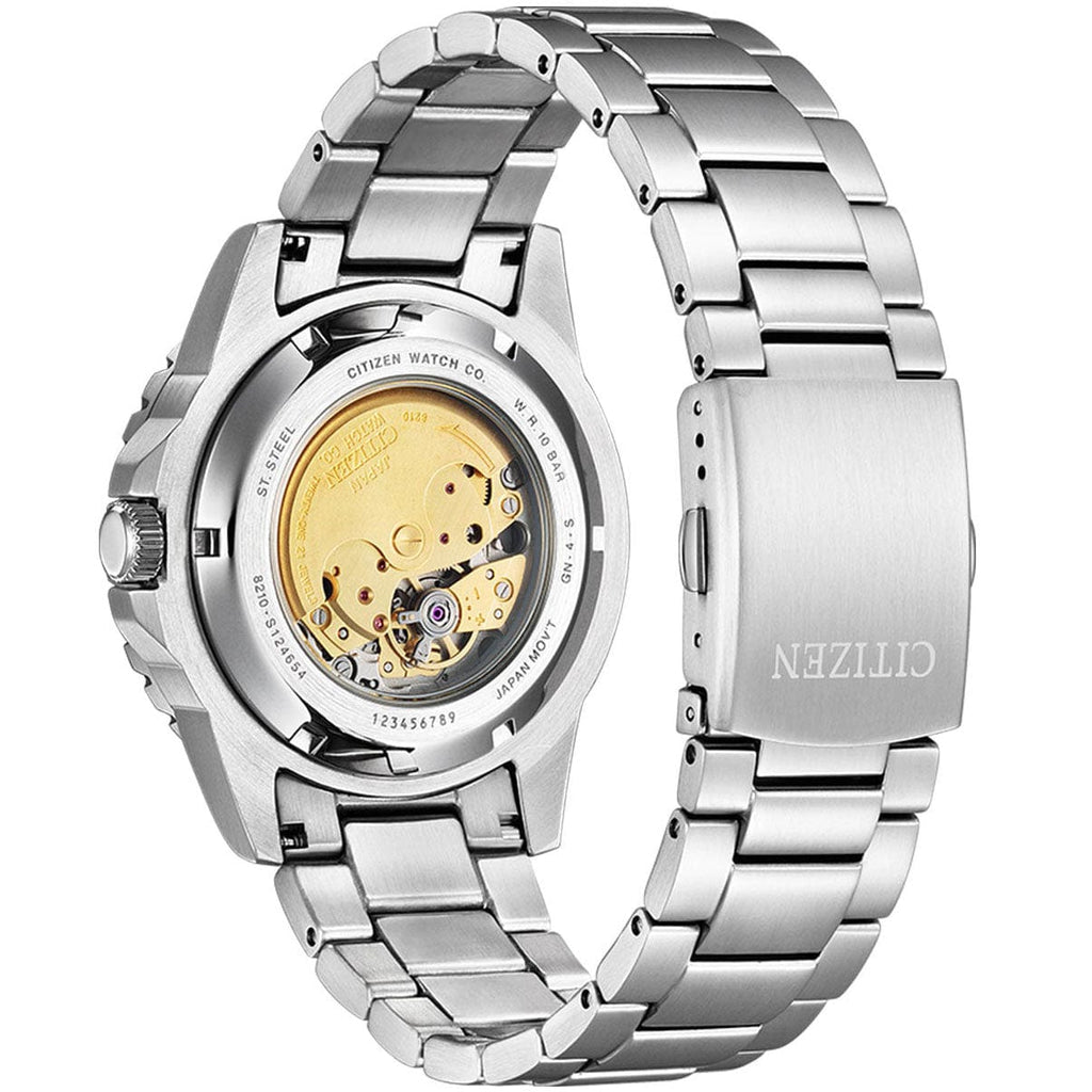 Buy Shop Citizen x Pantone Automatic Blue Dial Silver Steel Strap Watch For Men - NJ0158-89L USA Online