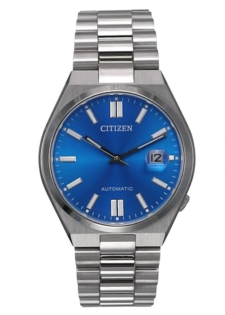Buy Shop Citizen x Pantone Automatic Blue Dial Silver Steel Strap Watch For Men - NJ0158-89L USA Online