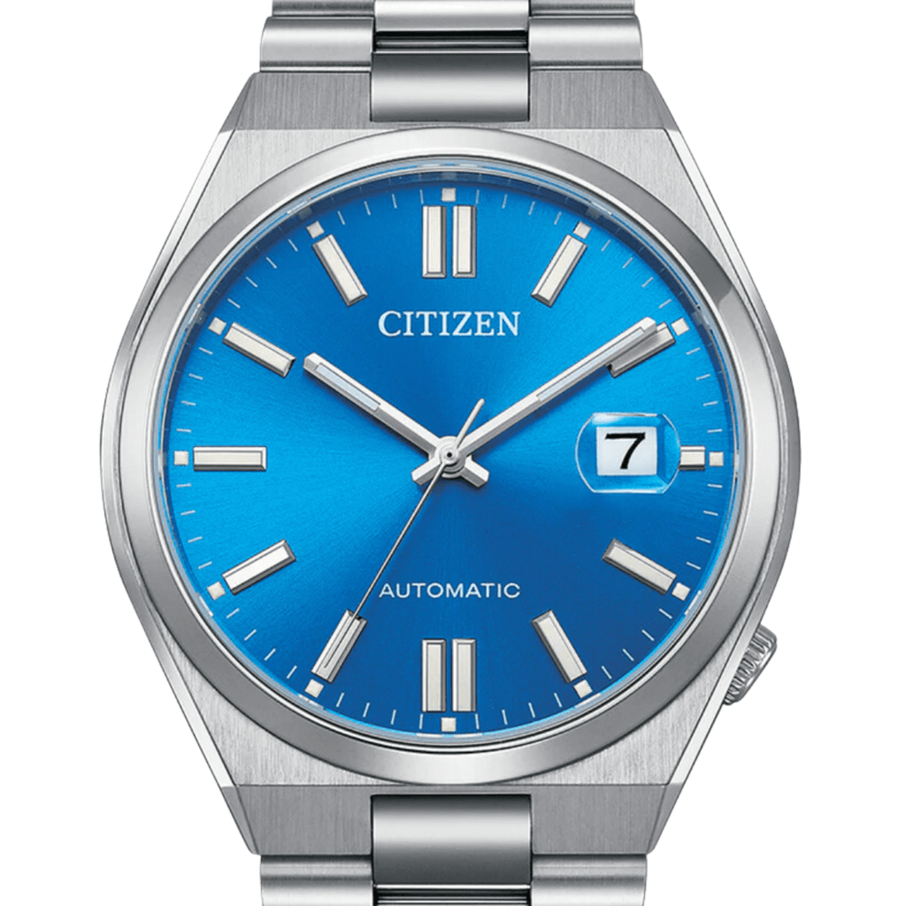 Buy Shop Citizen x Pantone Automatic Blue Dial Silver Steel Strap Watch For Men - NJ0158-89L USA Online