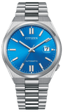 Buy Shop Citizen x Pantone Automatic Blue Dial Silver Steel Strap Watch For Men - NJ0158-89L USA Online