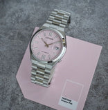 Buy Shop Citizen x Pantone Automatic Dreamy Pink Dial Silver Steel Strap Watch For Men - NJ0158-89X USA Online