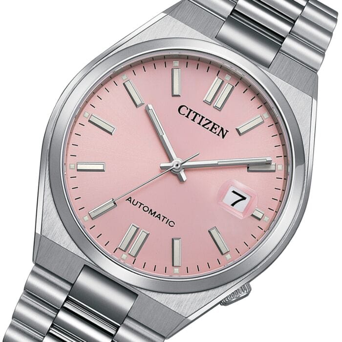 Buy Shop Citizen x Pantone Automatic Dreamy Pink Dial Silver Steel Strap Watch For Men - NJ0158-89X USA Online