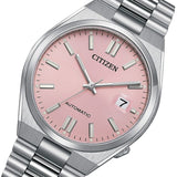 Buy Shop Citizen x Pantone Automatic Dreamy Pink Dial Silver Steel Strap Watch For Men - NJ0158-89X USA Online