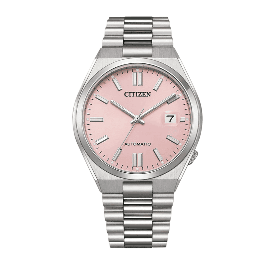 Buy Shop Citizen x Pantone Automatic Dreamy Pink Dial Silver Steel Strap Watch For Men - NJ0158-89X USA Online