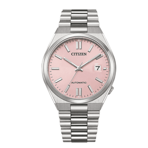 Buy Shop Citizen x Pantone Automatic Dreamy Pink Dial Silver Steel Strap Watch For Men - NJ0158-89X USA Online