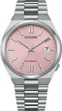 Buy Shop Citizen x Pantone Automatic Dreamy Pink Dial Silver Steel Strap Watch For Men - NJ0158-89X USA Online