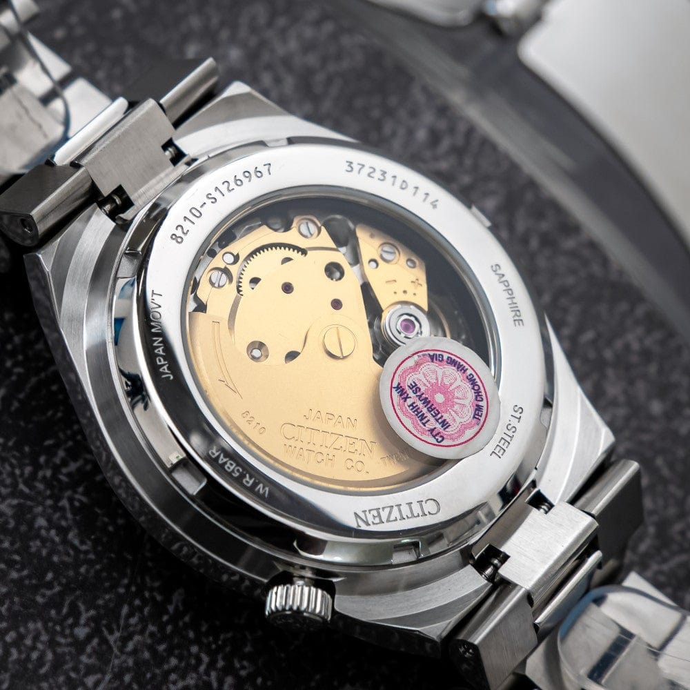 Citizen x Pantone Automatic Dreamy Pink Dial Silver Steel Strap Watch For Men - NJ0158-89X