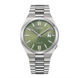 Buy Shop Citizen x Pantone Automatic Peaceful Green Dial Silver Steel Strap Watch For Men - NJ0158-89Z USA Online