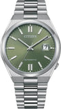 Buy Shop Citizen x Pantone Automatic Peaceful Green Dial Silver Steel Strap Watch For Men - NJ0158-89Z USA Online