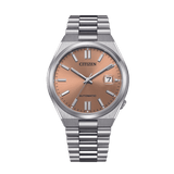 Buy Shop Citizen x Pantone Automatic Warm Sand Dial Silver Steel Strap Watch For Men - NJ0158-89Y USA Online