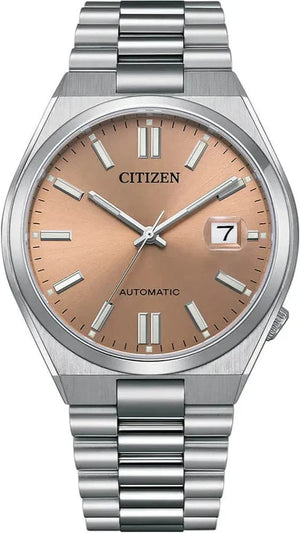 Buy Shop Citizen x Pantone Automatic Warm Sand Dial Silver Steel Strap Watch For Men - NJ0158-89Y USA Online
