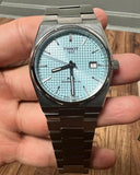 Buy Shop Tissot PRX Powermatic 80 Ice Blue Tiffany Dial Silver Steel Strap Watch for Men - T137.407.11.351.00 USA Online
