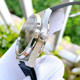 Tissot PRX Powermatic 80 Black Dial Black Rubber Strap Watch for Men - T137.407.17.051.00