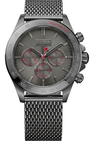 Buy Shop Hugo Boss Talent Gunmetal Dial Grey Mesh Bracelet Watch for Men - 1513637 USA Online