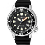 Buy Shop Citizen Eco Drive Pro Master Diver Black Dial Black Steel Strap Watch For Men - BN0150-28E USA Online