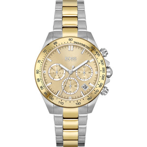 Buy Shop Hugo Boss Novia Gold Dial Two Tone Steel Strap Watch for Women - 1502618 USA Online