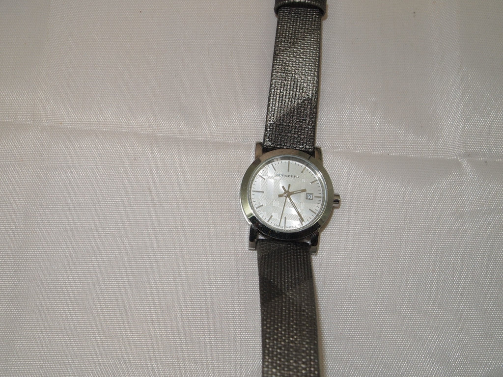 Buy Shop Burberry The City Silver Dial Multicolored Leather Strap Watch for Women - BU1873 USA Online