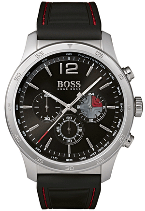 Buy Shop Hugo Boss Professional Black Dial Black Silicone Strap Watch for Men - 1513525 USA Online