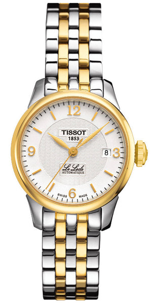 Buy Shop Tissot Le Locle Automatic Small Lady White Dial Two Tone Steel Strap Watch For Women - T41.2.183.34 USA Online