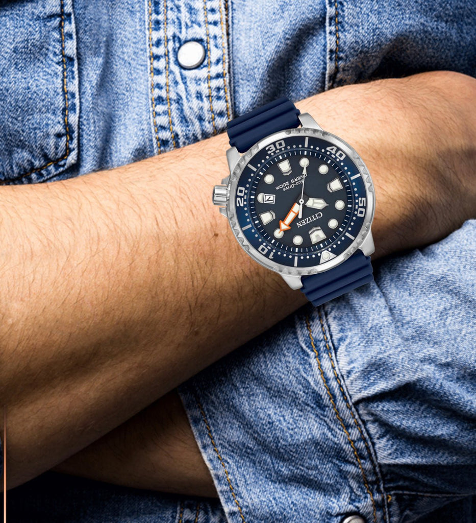 Buy Shop Citizen Eco Drive Promaster Blue Dial Blue Strap Watch For Men - BN0151-09L USA Online