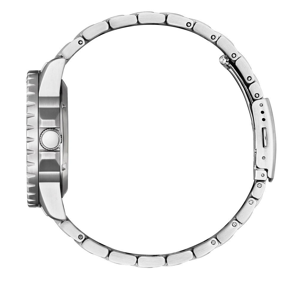 Buy Shop Citizen Mechanical Automatic Orange Dial Silver Steel Strap Watch for Men - NJ0128-80X USA Online