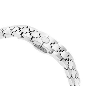 Buy Shop Tory Burch Reva Silver Dial Silver Steel Strap Watch for Women - TBW4044 USA Online