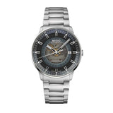 Buy Shop Mido Commander Automatic Gradient Blue Dial Silver Steel Strap Watch For Men - M021.407.11.411.01 USA Online