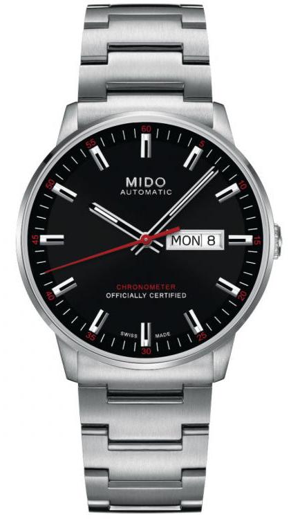 Buy Shop Mido Commander II Automatic Black Dial Silver Steel Strap Watch For Men - M021.431.11.051.00 USA Online