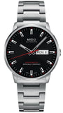 Buy Shop Mido Commander II Automatic Black Dial Silver Steel Strap Watch For Men - M021.431.11.051.00 USA Online