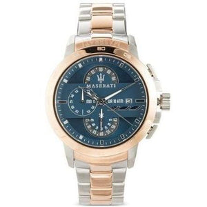 Buy Shop Maserati Ingegno Chronograph Blue Dial Two Tone Steel Strap Watch for Men - R8873619002 USA Online