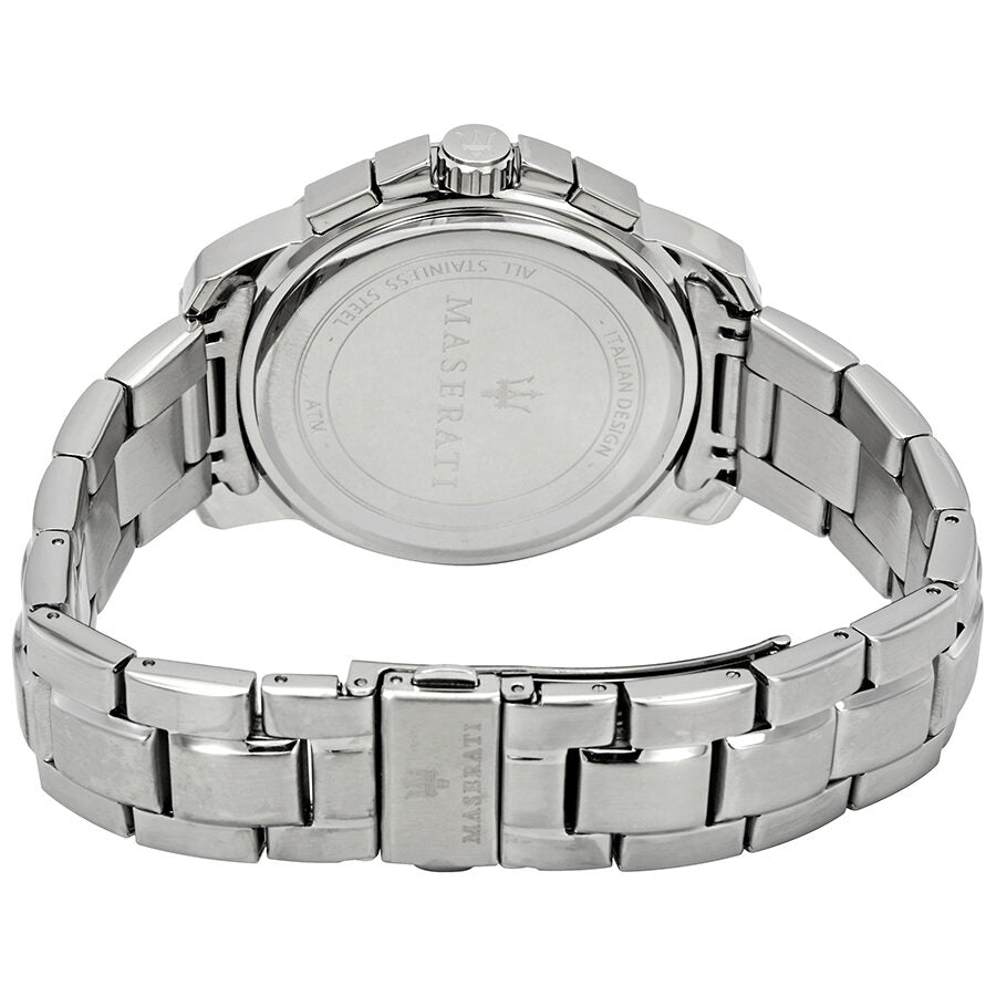 Buy Shop Maserati Successo Chronograph Silver Dial Silver Steel Strap Watch For Men - R8873621006 USA Online