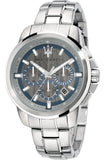 Buy Shop Maserati Successo Chronograph Silver Dial Silver Steel Strap Watch For Men - R8873621006 USA Online