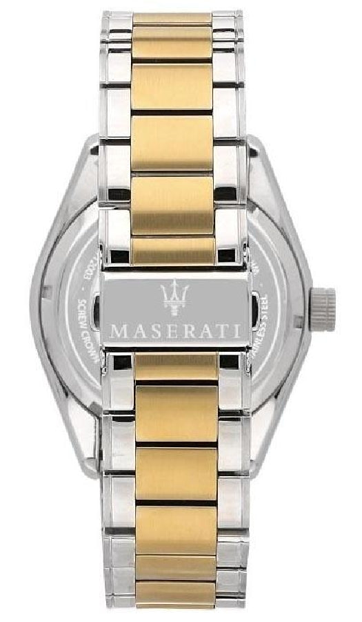 Buy Shop Maserati Traguardo Automatic White Skeleton Dial Two Tone Steel Strap Watch For Men - R8823112003 USA Online
