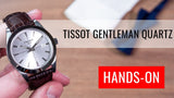 Buy Shop Tissot Gentlemen Silver Dial Brown Leather Strap Watch for Men - T127.410.16.031.01 USA Online